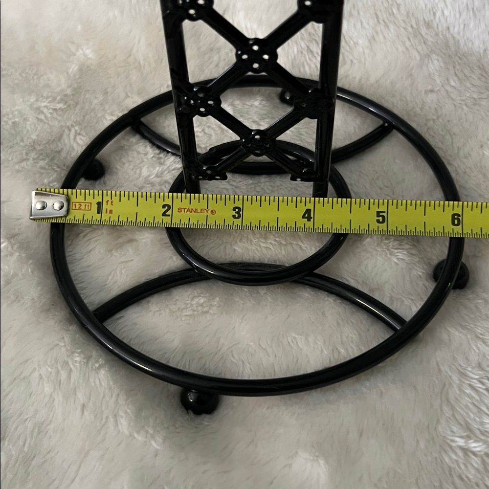 NWOT โ๏ธ 15โ BLACK METAL COFFEE 6- CUP/MUG COUNTERTOP DISPLAY RACK STAND HOLDER - Picture 5 of 5